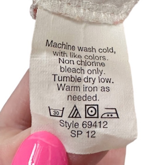 J. Crew Fit Orange Paisley Cropped Stretch Pants Size 2 - Picture 11 of 11